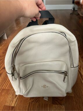 coach charlie backpack men Signature Medium So Slightly Less.) Coach Signature Medium Charlie Backpack